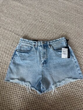 Blank NYC Light Blue High Waist Denim Shorts
